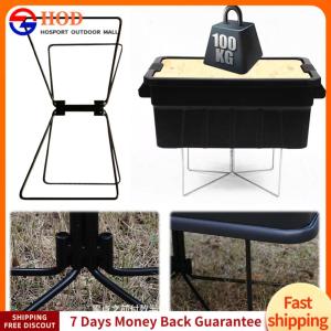 【Outdoor】Aluminum Alloy Box Stand Portable Organizer Box Folding Stand Outdoor Storage Boxes Shelves for Outdoor Picnic Fishing