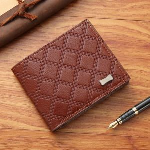 New Model Dompet Pria Lipat Import Terbaru Design Monogram Elegant Bisnis Simple Minimalist