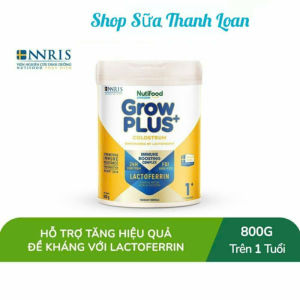 (HSD T4-2027) Sữa Bột Nutifood Sweden GrowPLUS+ Colostrum Lactoferrin 1+ 800g.