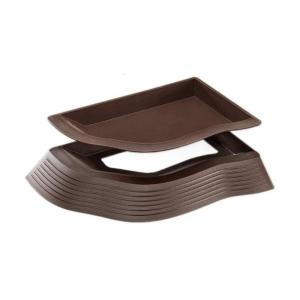 Reptile Feeding Bowl with Ramps Tortoise Water Dish Bathing Pool Aquariums Decoration for Turtles Bearded Dragon