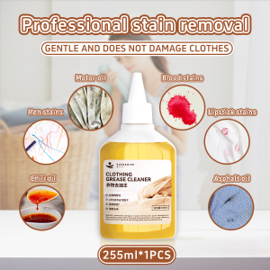 【255 ML】Liquid clothing degreaser Pembersih noda minyak pakaian Oil King Clothing Finishing Enzyme