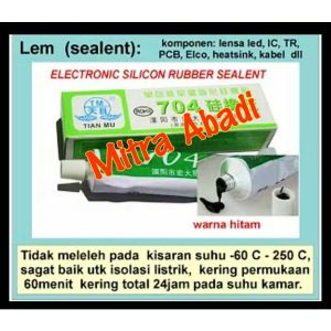 Thermal Glue + Sealant Silicone Grease Tian Mu Hitam/Black