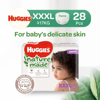 Huggies Platinum Naturemade Pants XXXL 28S