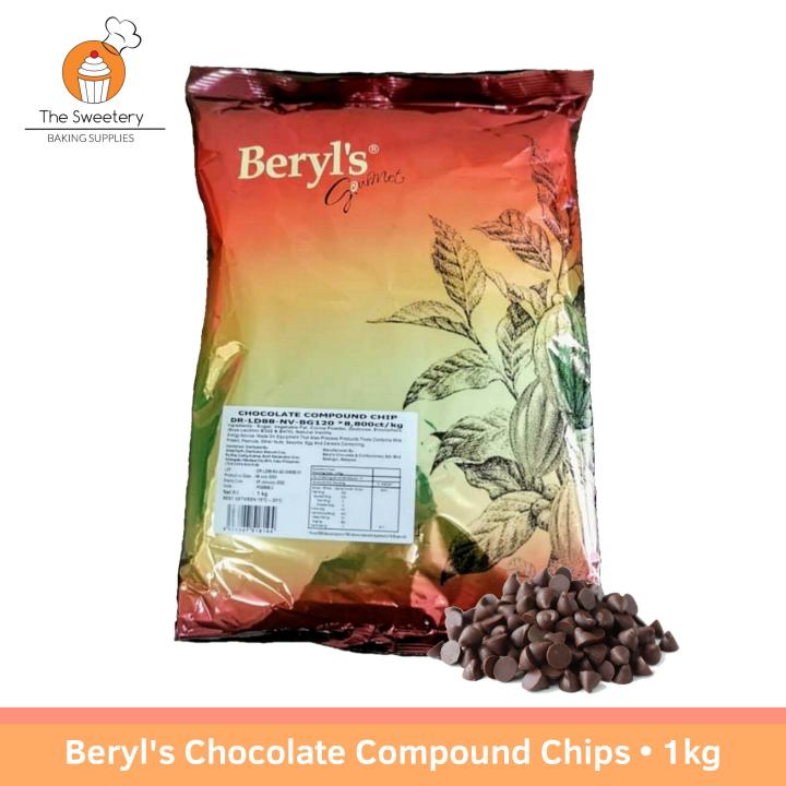 Beryl's Dark Chocolate Compound Chips 8800cts 1kg | Lazada PH