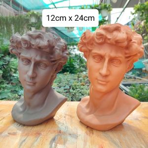 Chậu đất nung Bình Dương - Chàng trai David miệng chậu 12cmchiều cao 24cm