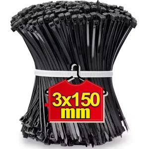 Wholesale 1000Pcs Self Locking Nylon Cable Ties Plastic Cord Tie Heavy Duty Cables Fastening Rings Loop Hardware Organizer Wire Straps
