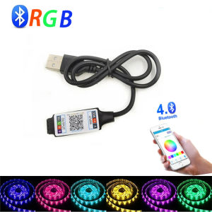 Controller for RGB LED Strip Lights 5V USB Multi Adjustable Speed Smart Wireless Lighting Accessory Bedroom