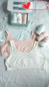 Áo Lót Bé Gái Áo Lá Cho Học Sinh Vải Sợi Tre Và Sợi Sồi Cao Cấp Từ 25kg - 60kg