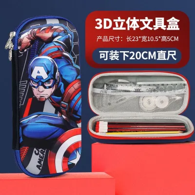 จัดส่ง ที่รวดเร็ว 3D กระเป๋าดินสอ กล่องดินสอ ลายการ์ตูน ความจุขนาดใหญ