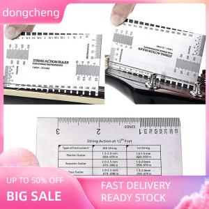 dongcheng Steel String Action Gauge Ruler Guide Setup Measuring Luthier for Guitar Bass