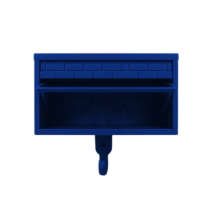 Space Saving Decorative Key Keeper Box Simulated Garage Brick Design Wall Mount Key Case with Flip Up Door Mechanism