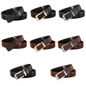 Genuine Leather Waistband Belt for Men Adjustable Fit Ideal for Business and Everyday Outfits