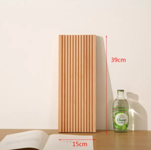 Nampan Baki Talenan Estetik Nordic Beech Wooden Dessert Bread Dessert Tray Photo Props