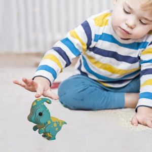 YANZA Dinosaur 3D Cardboard Dinosaur Puzzle Montessori Three-dimensional Dinosaur 3D Paper Puzzle DIY Manual Assembly Paper Animal Model Toy Christmas Gifts
