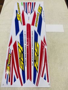Bộ tem decal dán xe máy honda wave s 125 đời 2007 zin thái siêu đẹp