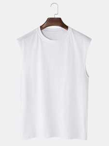 Singlet Pria Dewasa Polos Bahan Katun Import Yukensi Pria Keren Baju Lekbong Tanktop Kaos Dalam