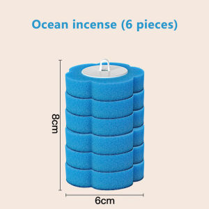 Disposable Toilet Brush with 6pcs Brush Head Toilet Cleaning Brush Efficient Cleaning Brush for Toilet