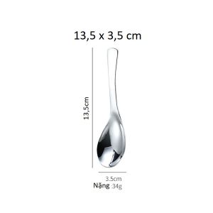 Muông ăn súp ăn canh  ăn cơm lòng sâu  inox 304 cao cấp  - muong thia  - thìa ăn súp - thìa inox ăn cơm - muỗng ăn canh