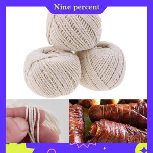 Nine percent เชือกมัดทำบาร์บีคิวไก่งวงเนื้อ 1ม้วนเส้นใยคอตตอนสำหรับคนขายเนื้อ229ฟุต