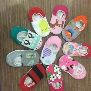 Sét 10 đôi tất dệt 2 lớp hàng dày đẹp cho bé size tới 7 tuổi giày tất tập đi