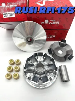 M.POWER STOCK PULLEY SET FOR RUSI RFI 175 With Drive Face & Bola (Made in TaiWan)