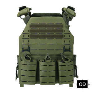 SINAIRSOFT เสื้อกั๊กไนลอนตัดเลเซอร์สำหรับกลางแจ้งเสื้อกั๊กนิรภัยแบบถอดออกได้อย่างรวดเร็ว