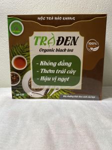 Trà đen túi lọc (hộp 40 gói) trà đen Bảo Khang giảm cholesterol trong máu giảm stress lo âu tốt cho sức khỏe HN