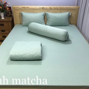 Áo bọc nệm vải thun mè hàng quốc cao cấp/ Áo bọc nệm 2 mặt có khóa /áo bảo vệ nệm.