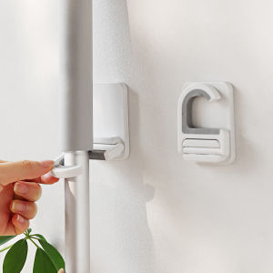 Giá Đỡ Cây Lau Nhà Tự Dính Tiện Dụng .Kẹp Chổi To Thiết Kế Gấp Gọn