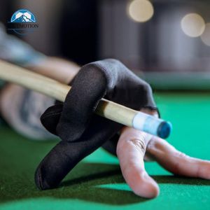 Sports Protective Gloves for Snooker Billiard 3-Finger Lycra Open Design Universal Fit for Left or Right Hand Players