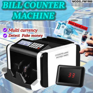 AKAPE - Money Counter with Detector World Bill Counting Machine Electronic Cash Money Counting Machine Banknote Counter Calculator