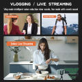 TNW A8/A9 Pro Mini Wireless Lavalier Microphone Intelligent noise reduction with Digital charging box for Smartphones Vlogging Interview Video Live Streaming Plug-Play. 