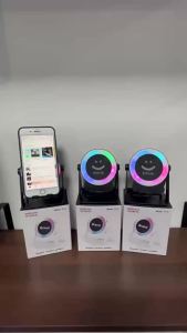 Loa cảm ứng tự động với loa Bluetooth không dây và đèn RGB nhiều màu sắc