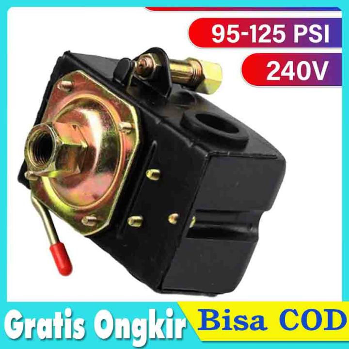 Automatic Pressure Switch Compressor Otomatis Kompresor Angin 1/4 HP