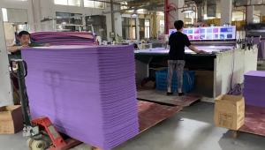 LZD  Yoga Mat NBR  Widen 80cm Yujia Pad   Three-Piece Set Thicken and Lengthen Widened 10mm Printing