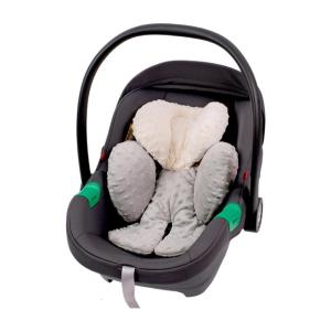 Bantal Kursi สำหรับทารกแรกเกิดแผ่นป้องกันแบบซักได้ออกแบบให้เหมาะกับฐานความปลอดภัยของรถเข็นเด็ก