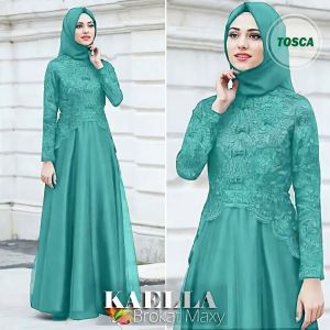 DAILY ONE [COD] - KAELLA MAXY / Dress kaella Cringkle  Maxy Brukat / Gamis Kondangan Kekinian Simpel Elegant 2024 / Gamis Wanita Jumbo / Gamis Syari Kekinian / Others