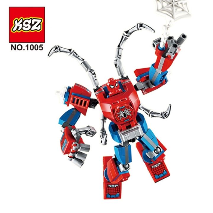 Local Ship DIY Lego Avengers Movie Combat Mech Robot Building Blocks