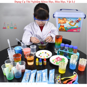 Bộ Thí Nghiệm Khoa Học Hóa Học Vật Lý Đồ Chơi Nghiên Cứu Khoa Học Cho Bé (Gồm Tài Liệu 92 Thí Nghiệm + Video Hướng Dẫn Tiếng Việt)