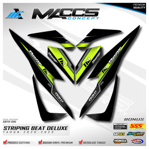 STRIPING VARIASI BEAT DELUXE NEW 2020 - 2023 / STRIPING STIKER SETIKER STICKER LIST VARIASI SEMI BEAT DELUXE NEW / SBTD 01 / BEST SELLER