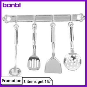 banbi 5 cái/bộ dụng cụ nấu ăn thu nhỏ Nhà búp bê nhà bếp 1:12 phụ kiện nhà búp bê