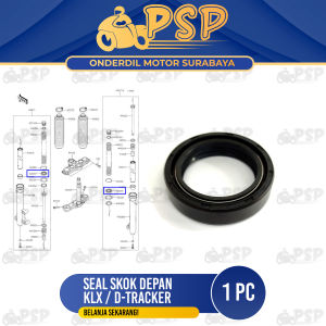 Seal Skok Depan KLX 150 (35x48x11) - Sil Siel Karet Sok Shock Shockbreaker Depan Kawasaki KLX