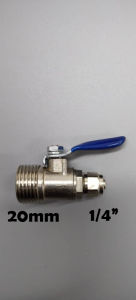 Water Faucet Adapter 1/2" to 1/4" 3/8" Ball Valve /RO Water Filters