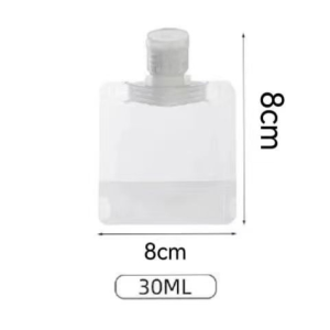 Túi chia đồ lỏng Túi đựng mỹ phẩm Túi silicon Túi du lịch Chống rò rỉ và dùng nhiều lần Cho chuyến đi