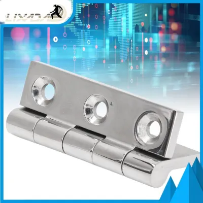 LIXADA 316 Stainless Steel Lift Off Hinge Polished Finish Take Apart Hinge for Boat Door Rustproof Heavy Duty Easy to Install Suitable for Boats Yachts Kayaks