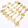 Anime Fairy Tail Keychain Lucy Zodiac Star Spirit Magician Summons Key Ring Twelve Constellation Key Chains Cosplay Gifts. 