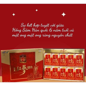 [HÀNG CHÍNH HÃNG] Hồng Sâm thá¡ Lát Tẩm Mật Ong Sambok Hàn Quốc