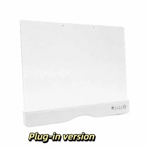 CC SP Acrylic Panel LED Light Drawing Board Rechargeable Erasable Glow Sketch Pad Sketch Pad Type-C Charging Erasable Message Board Kids