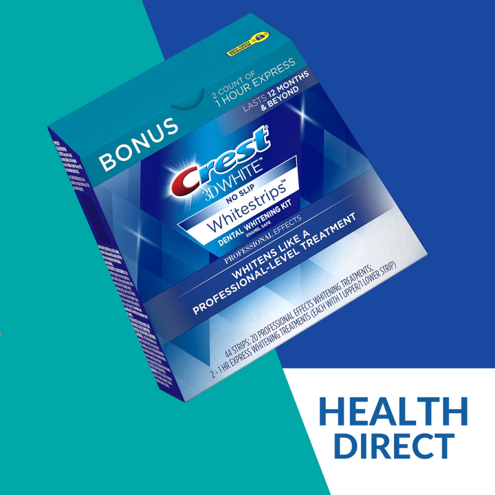 Crest 3D No Slip Whitestrips Professional Effects Teeth Whitening Kit