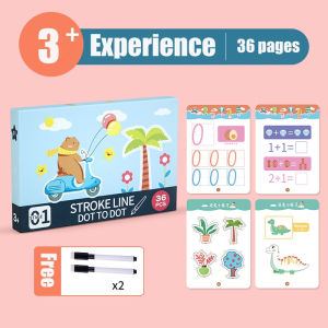 4 Books Set Copybook Kids Educational Learning Calligraphy Magic Books With Pen Children Writing Practice Copybook (Free Markpens)